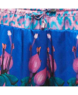 Women's Floral Print Stain Trousers