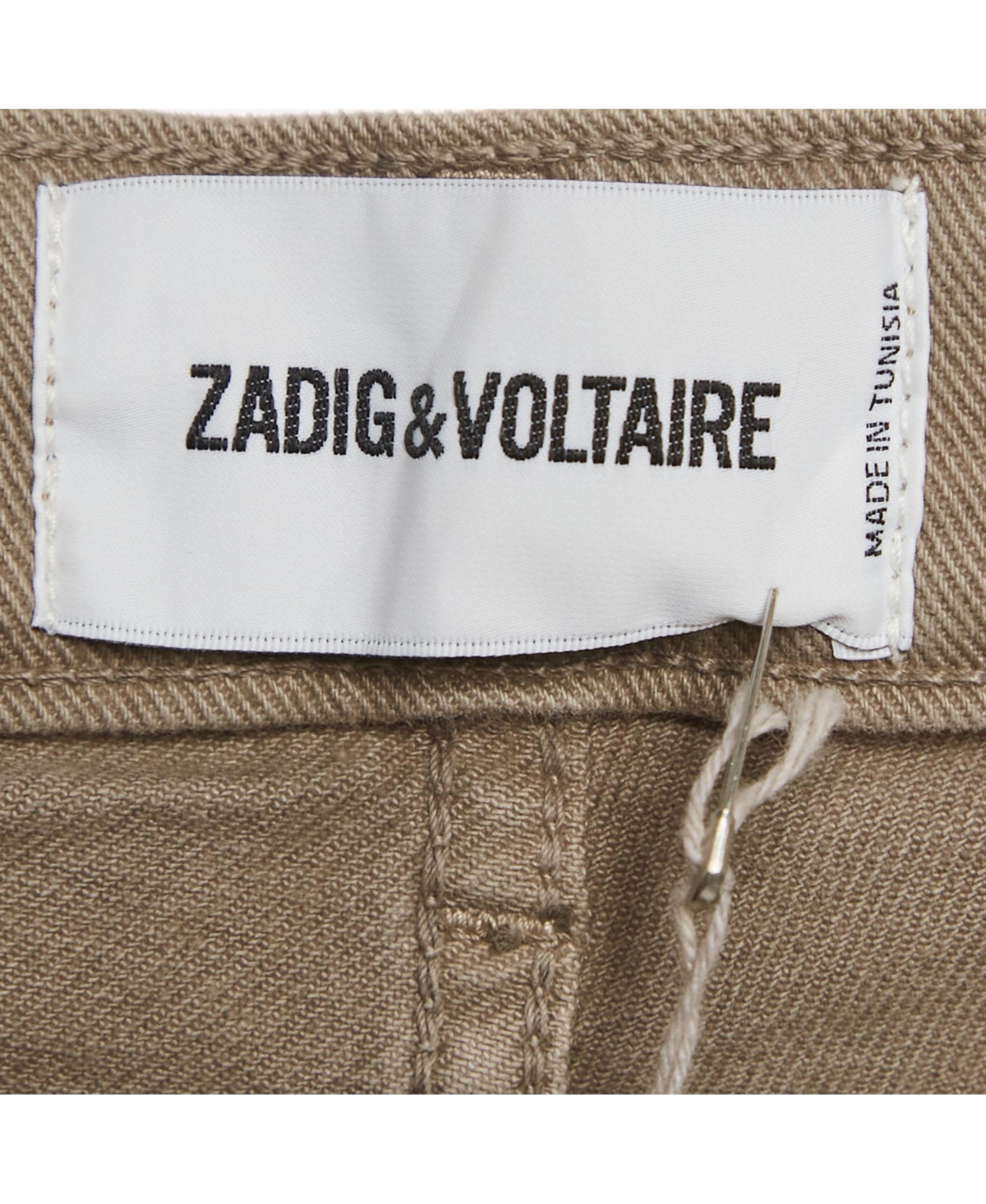 Pre-Owned Zadig & Voltaire Women's Grey Denim Skinny Platine Jeans