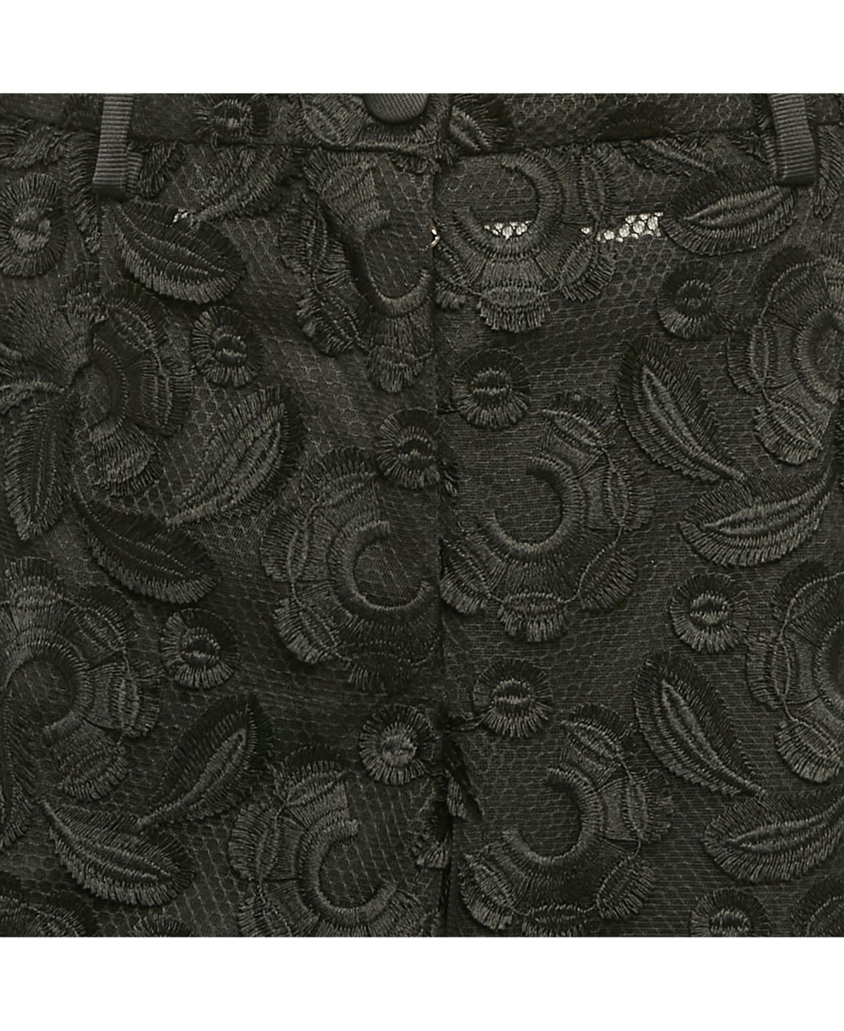 Pre-Owned Dolce & Gabbana Women's Applique Detail Mesh And Tulle Trousers