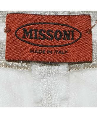 Women's White Patterned Rib Knit Band Leggings