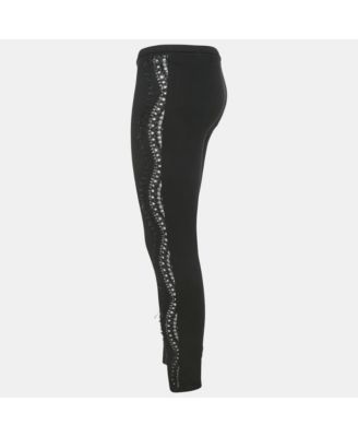 Women's Lace Trim Jersey Skinny Trousers