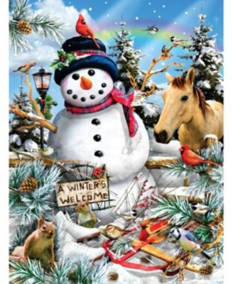 Winter's Welcome 500 piece Jigsaw Puzzle for Adults Christmas