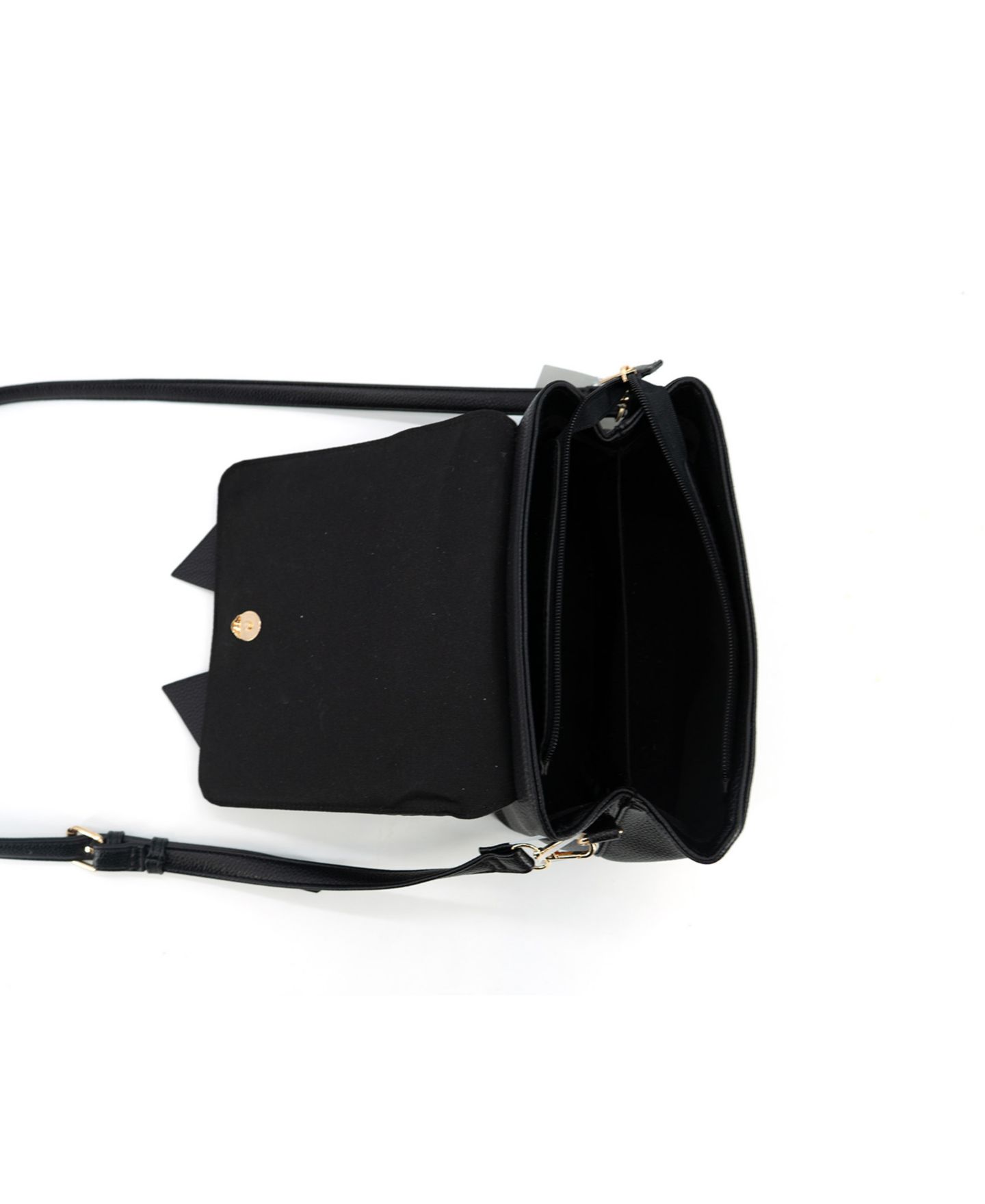 Женская сумка LIKE DREAMS Eva Double Bow Small Crossbody, цвет: Чёрный — фото 4