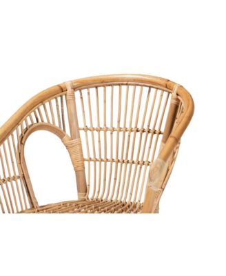 Alleta 2-Pc. Rattan Bohemian Dining Chair Set