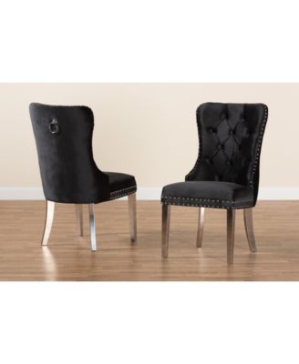 Furniture Honora 2-Pc. Wood Contemporary Dining Chair Set