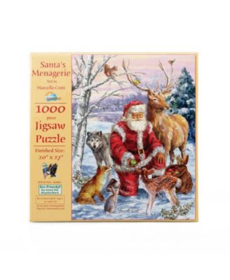 Santa's Menagerie 1000 piece Jigsaw Puzzle for Adults Christmas