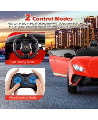 24V Kids Ride On Lamborghini Car Two Seater Electric Vehicle With Remote Control
