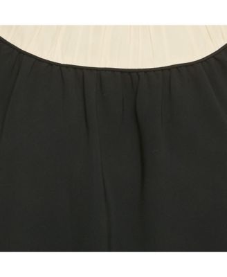 Women's Black Chiffon.