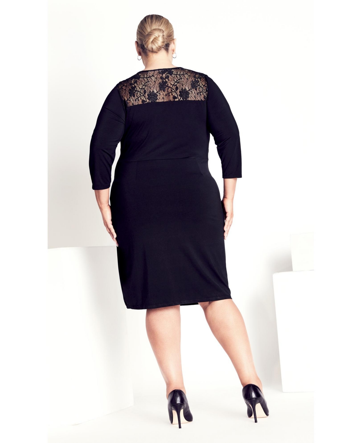 Avenue Women's Deanna Wrap Lace Dress