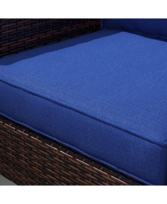 4 Outdoor Chair Cushions with Seat & Backrest, 24" x 24"