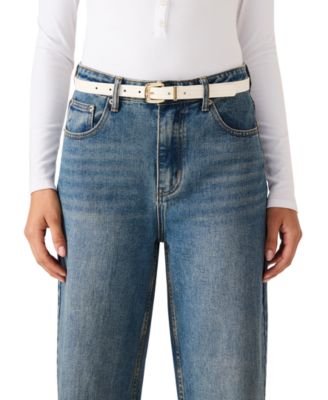 Women's Faux Suede 3-Pc Wide Reversible Belt