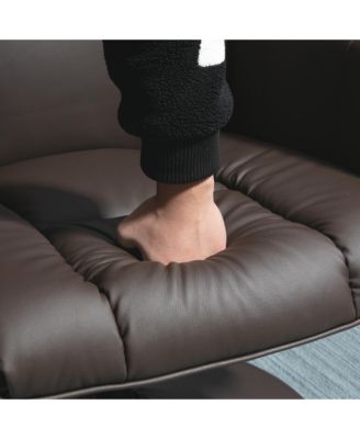 Swivel Recliner with Ottoman Reclining Chair and Footrest,