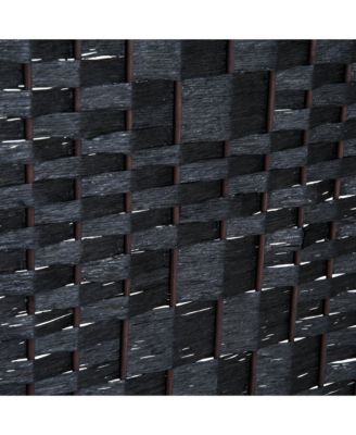 3 Panel Resin Wicker Folding Room Divider Privacy Screen Home Office