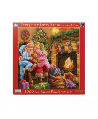 Everyone Loves Santa 1000 piece Jigsaw Puzzle for Adults Christmas