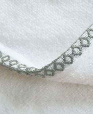 Quick-Dry Cotton Decorative Border 6 Piece Towel Set