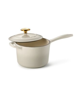 Bestow Enameled Cast Iron 2.5-Quart Saucepan with Lid