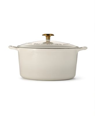 Cast Iron 6.5-Quart Round Dutch Oven Pot with Lid