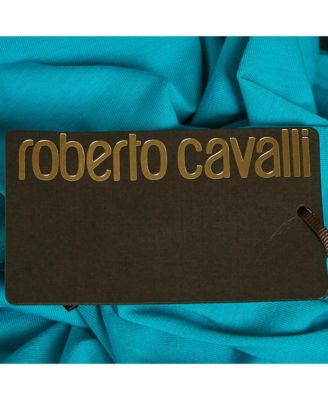 Women's Blue Logo Print Jersey T-Shirt