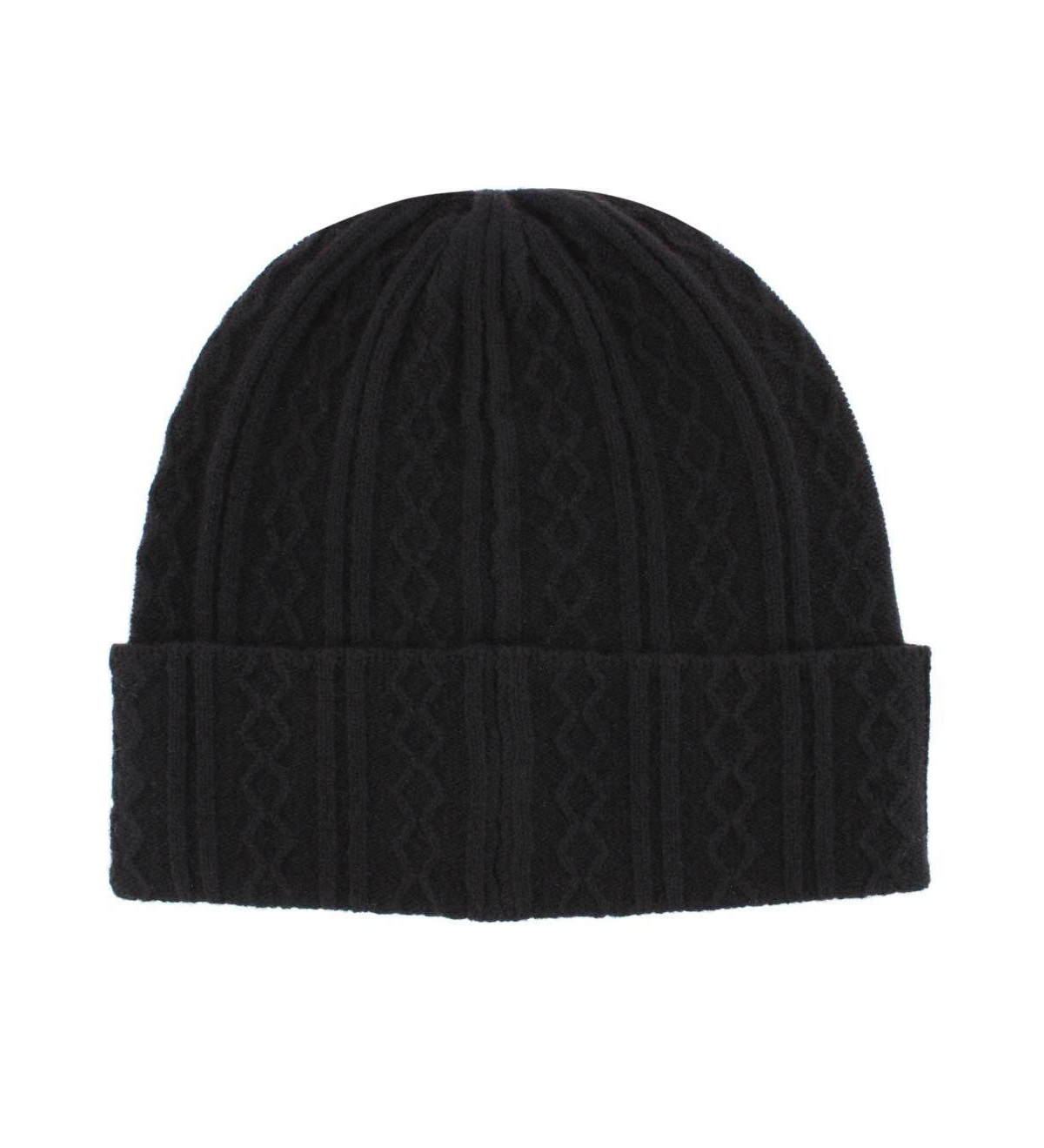 Trafalgar Men's The Windsor Merino Wool Cable Knit Beanie