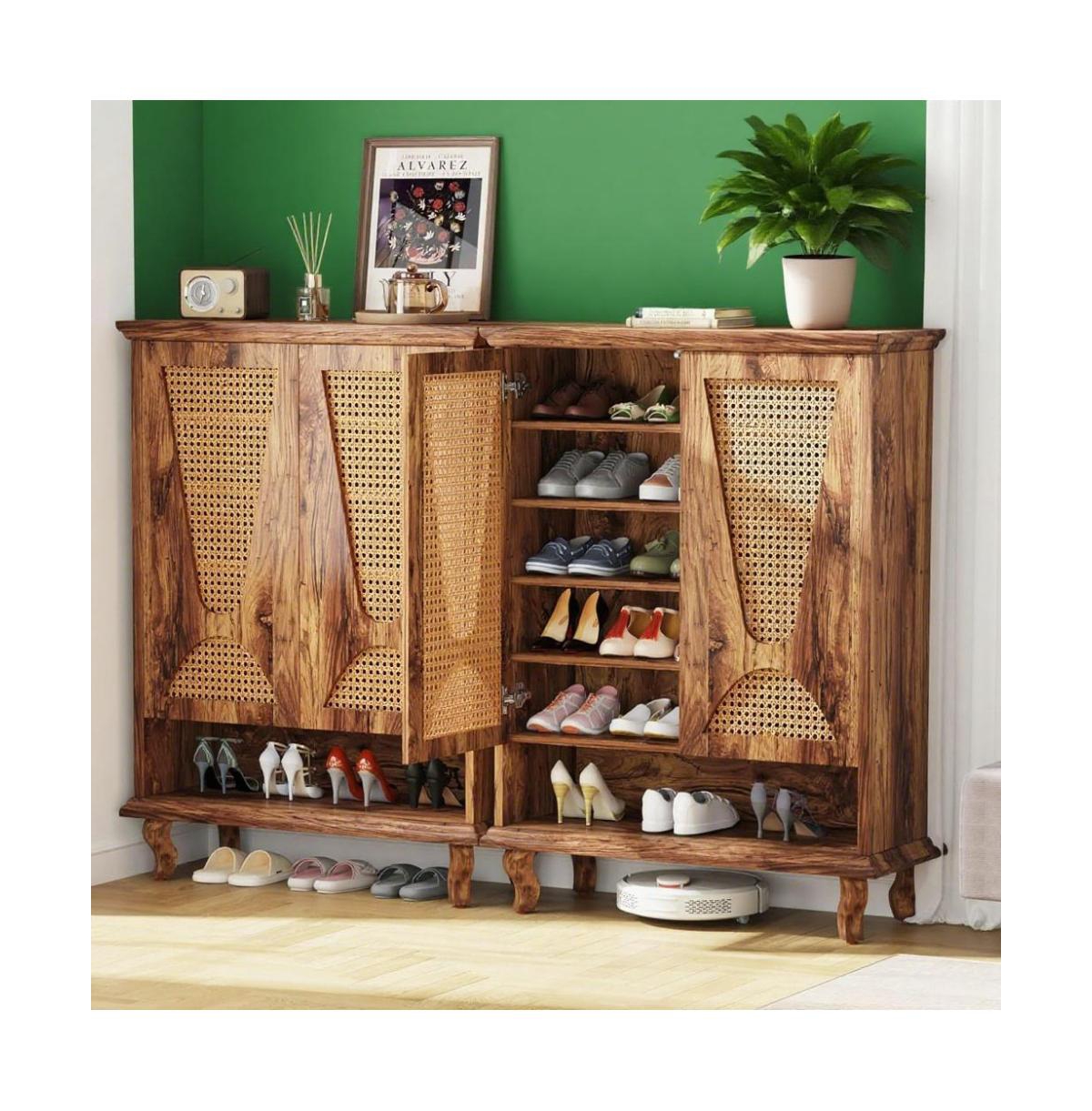 Slickblue Hallway Shoe Cabinet with Drawer and Modern Finish