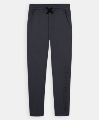 Calvin Klein Boys' 8-20 Fleece Drawstring Jogger Pants