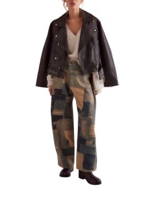 Women's Illusion Patchwork Jeans