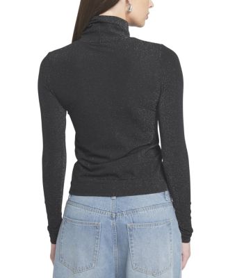 Women's Knit Turtleneck Top Solid