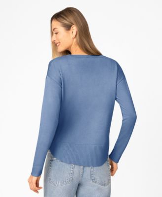 Women's Round Hem Pull-On Sweater