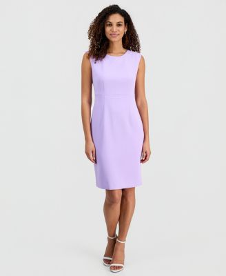 Women's Stretch Crepe Sheath Dress