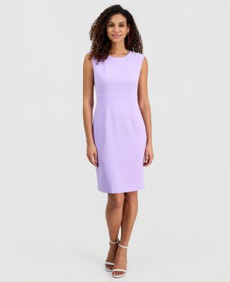 Kasper Women's Stretch Crepe Sheath Dress, Regular & Petite - Macy's