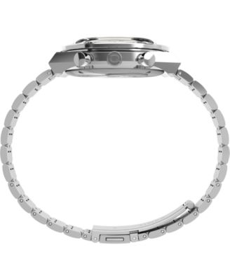 Men's Analog Silver-Tone Stainless Steel Watch, 40mm