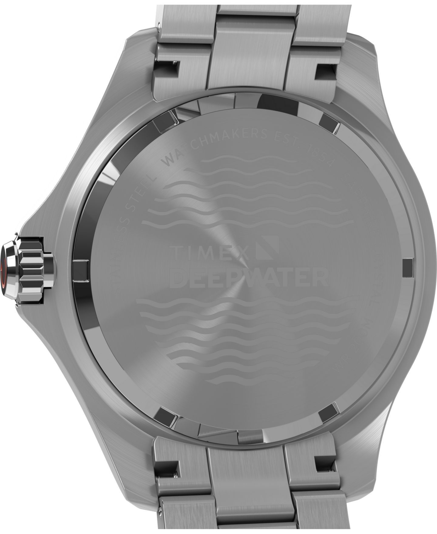 Мужские часы Timex Quartz Analog Silver-Tone Stainless Steel Watch, 44mm — фото 3