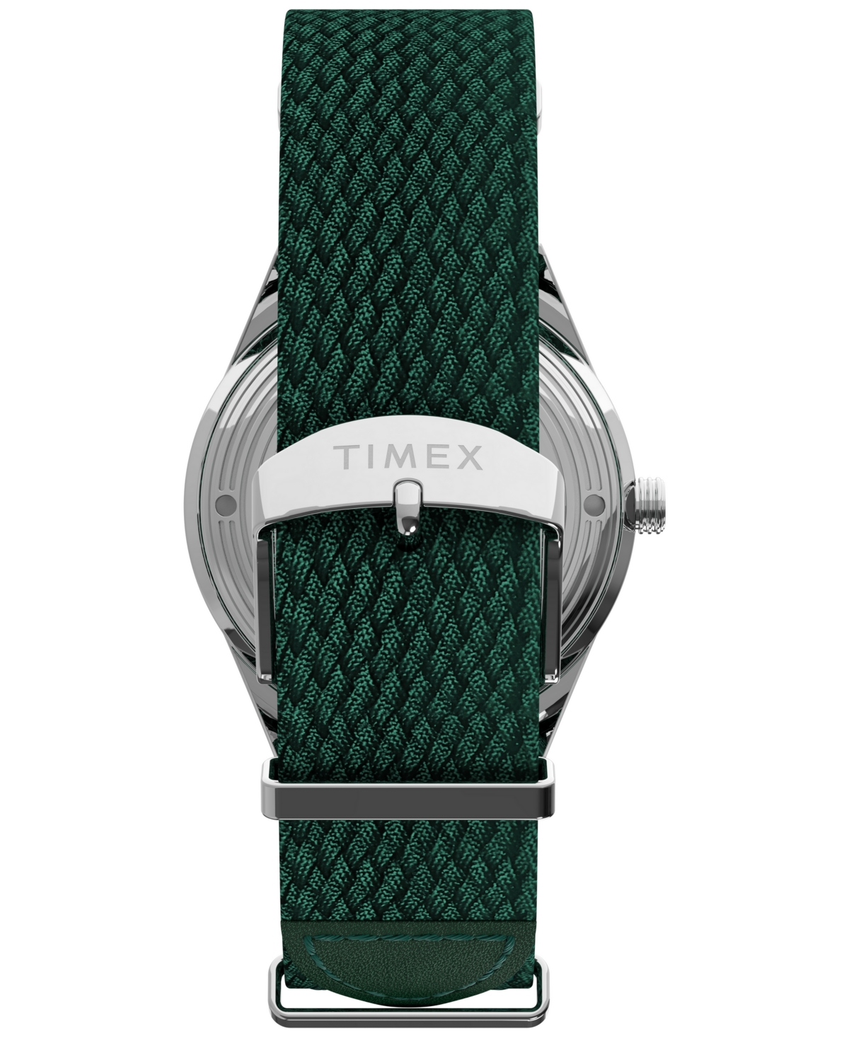Timex Men's Mechanical Automatic Green Fabric Watch, 38mm