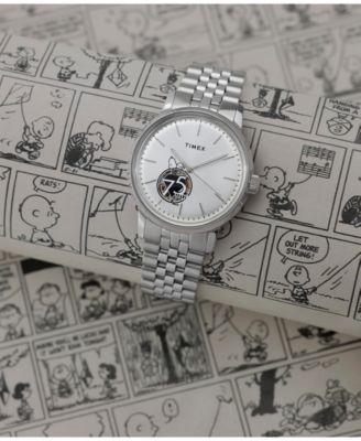 Men's Mechanical Automatic Silver-Tone Stainless Steel Watch, 40mm