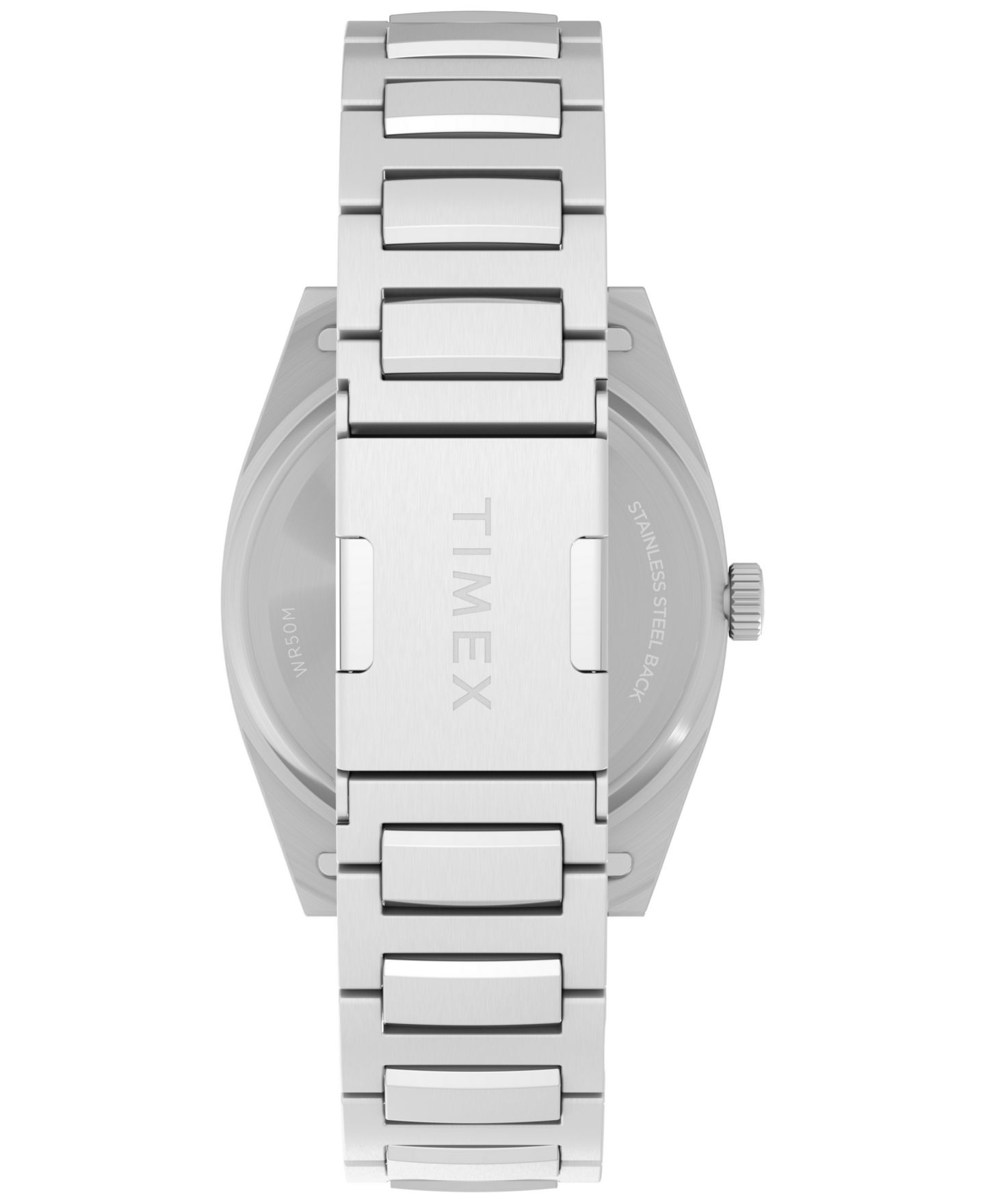 Мужские часы Timex Quartz Analog Silver-Tone Stainless Steel Watch, 39mm — фото 3