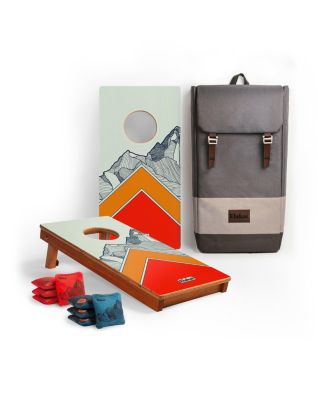 1ft x 2ft Mount Mahogany Pathfinder Cornhole Board Set