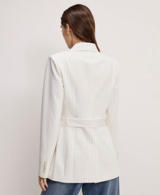 Women's Essential Suiting Belted Jacket, Regular and Plus