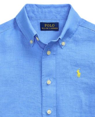 Boys' 8-20 Short-Sleeve Linen Shirt