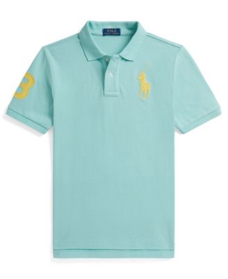 Boys 8-20 Big Pony Patch Detail Polo Shirt