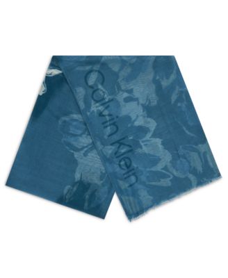 Washed Floral Oversized Wrap