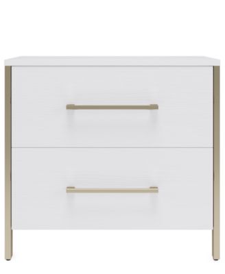 Emila 3-Pc. Full Bed Set Upholstered Full Bed, 2-Drawer Nightstand and Dresser