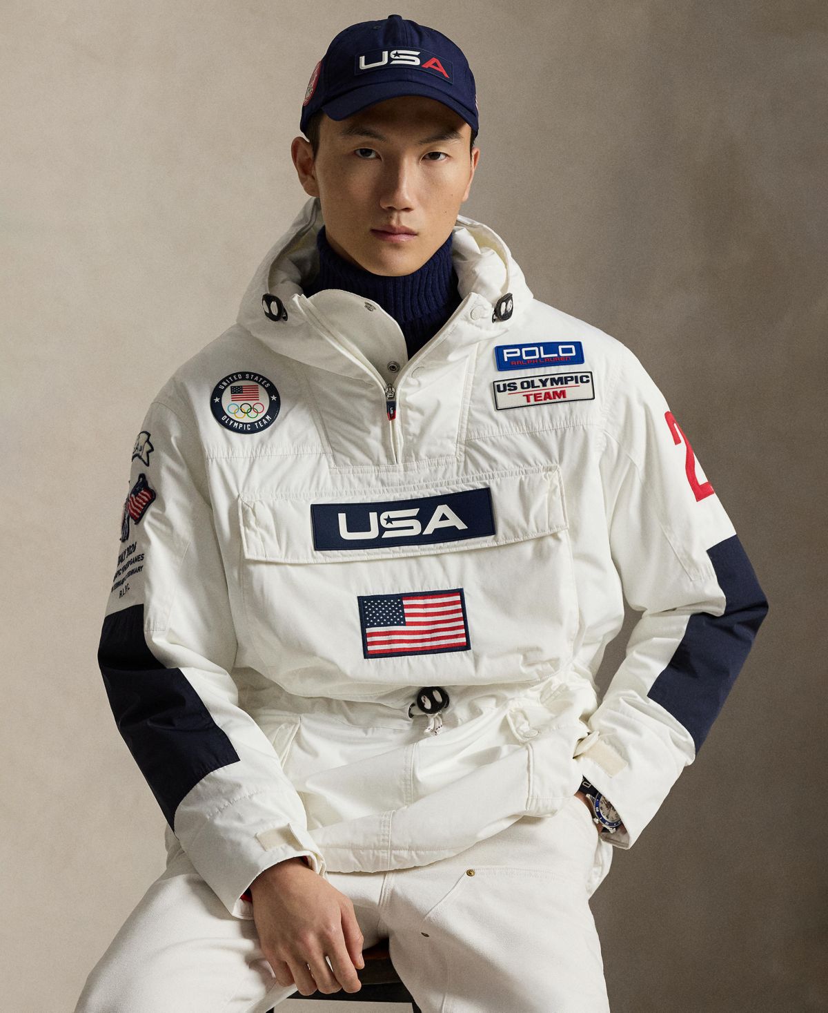 Утепленный анорак мужской сборной США