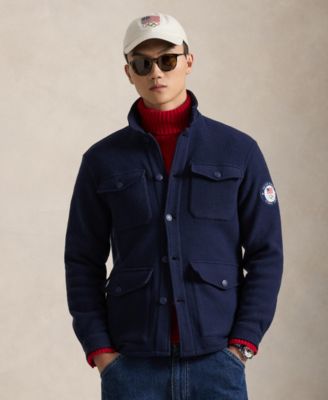 Men's Team USA Wool-Blend Shirt Jacket