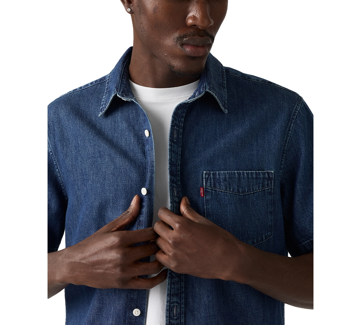 Levi's Men's Classic 1 Pocket Short Sleeve Regular Fit Shirt