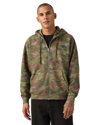 Levi's - Men's Relaxed Fit Cropped Full-Zip Hoodie