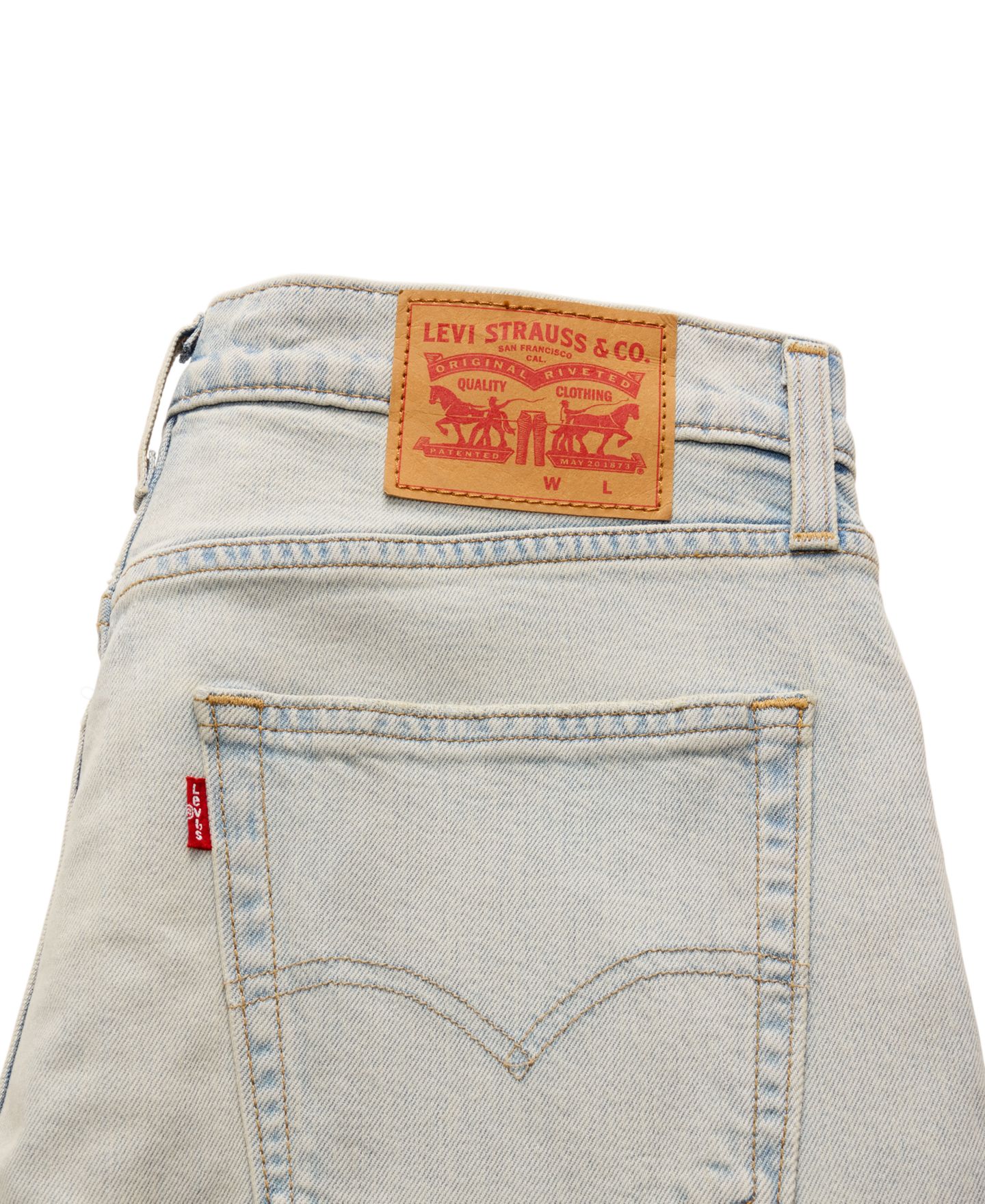 Мужские джинсы Levi's 512 Slim Taper-Fit, цвет: Молочно-белый — фото 5