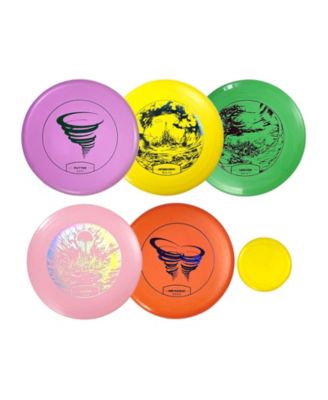 Disc Golf Set 5-Piece Starter Discs with Marker Putter Mid-Range Driver