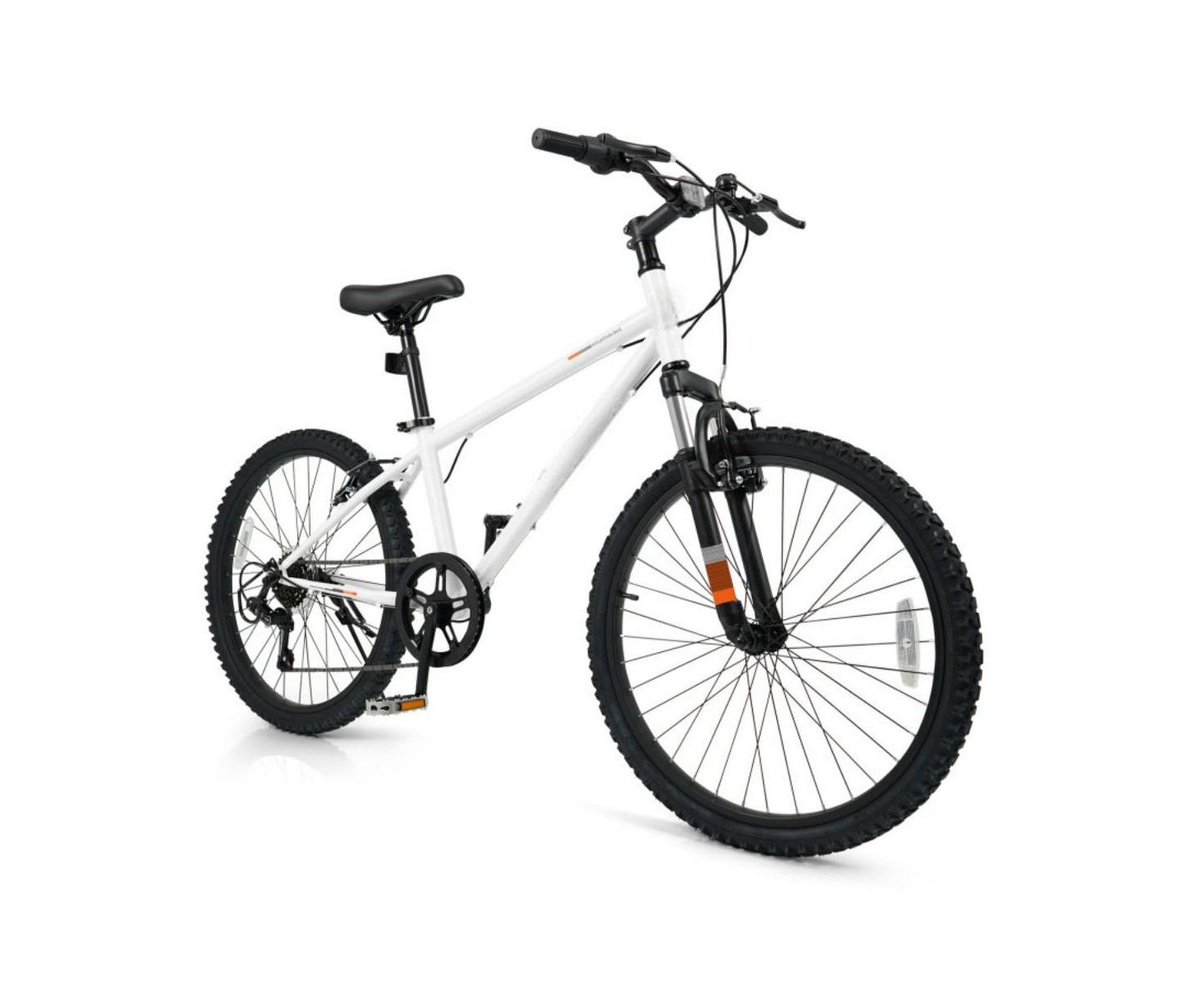 Детская игрушка HONGGE 24-Inch Mountain Front-Suspension Kids' Bicycle, Ages 8+, цвет: Белый — фото 1