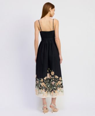 Women's Iris V-Neck Midi Dress