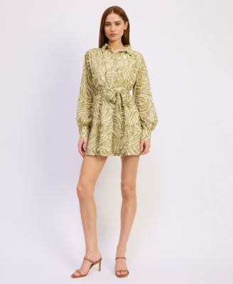 Women's Skylar Button Front Mini Dress